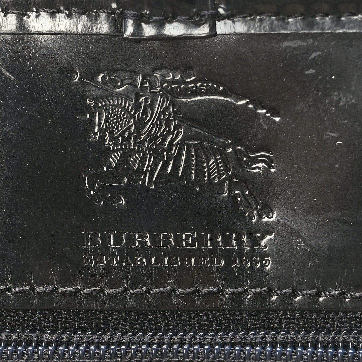 Burberry Nova Check Tote Black 7 of 9