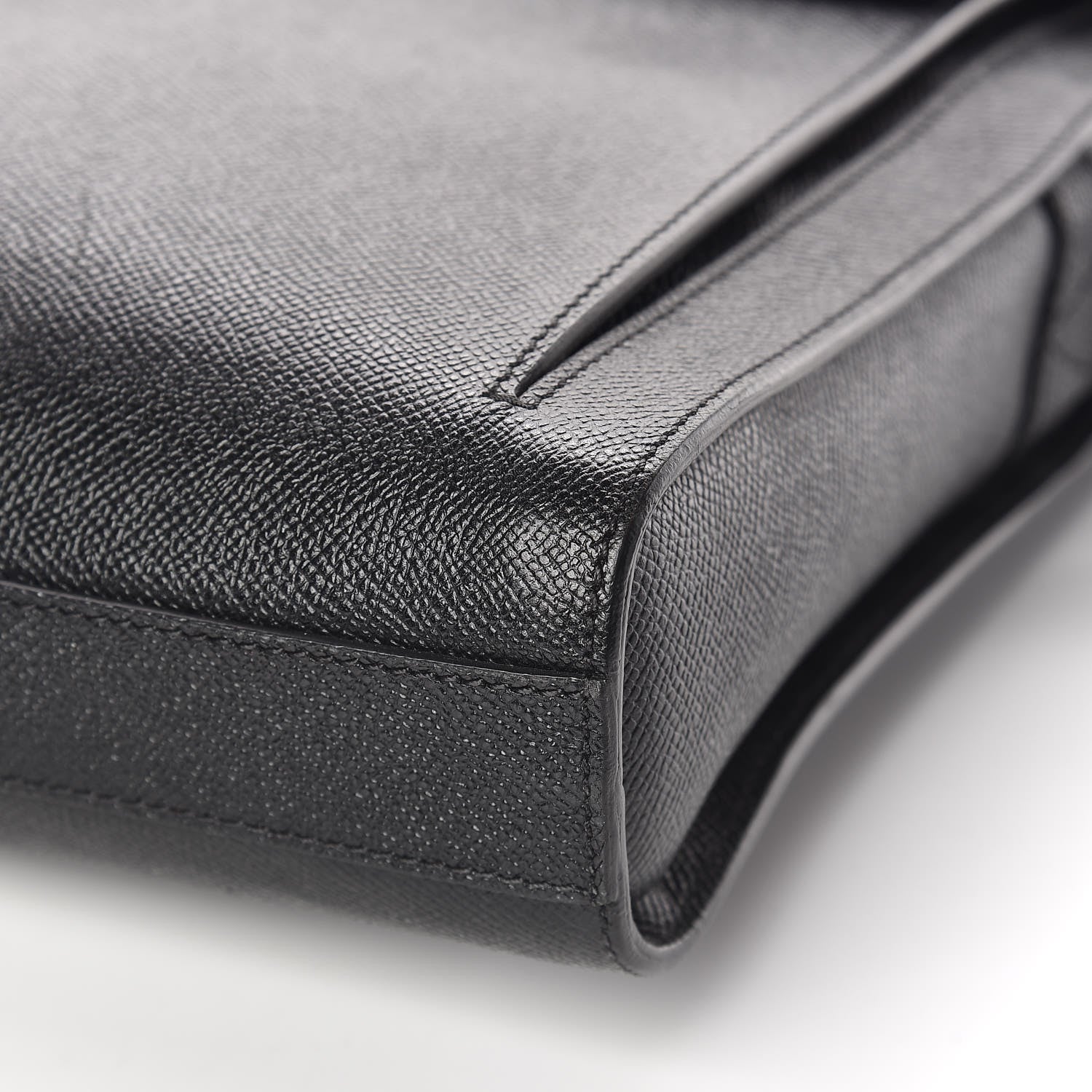 Burberry Calfskin Messenger Bag Black 10 of 10