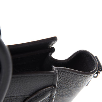 Celine Drummed Calfskin Nano Luggage Black 10 of 16