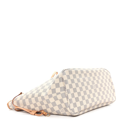 Louis Vuitton Damier Azur Neo Neverfull MM Rose Ballerine 5 of 13