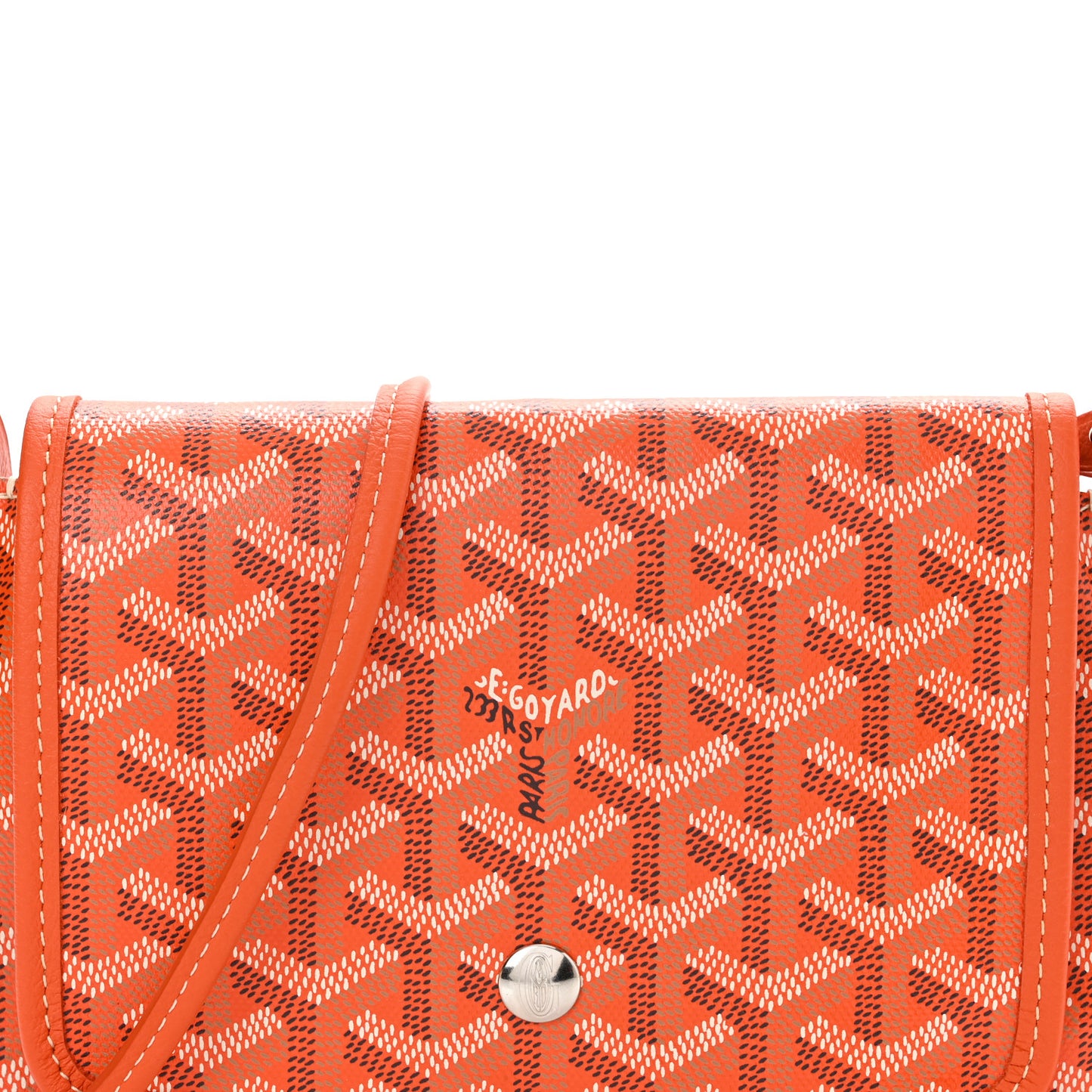 Goyardine Plumet Wallet Clutch Orange