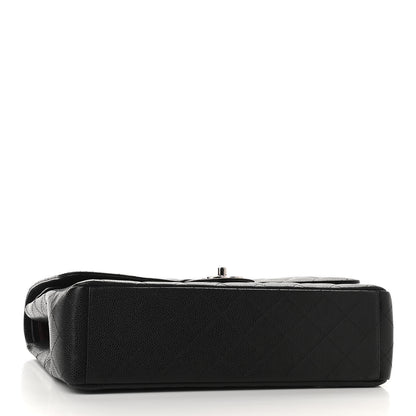 Chanel Caviar Quilted Maxi Double Flap Black 3 of 9