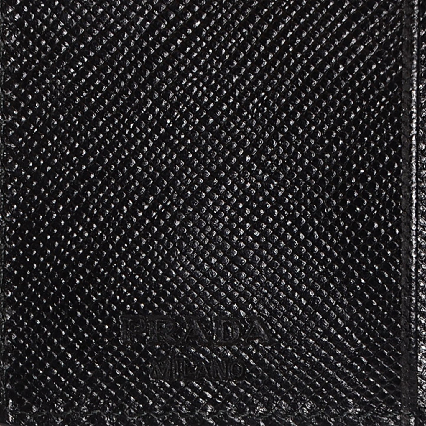 Tessuto Nylon 6 Key Holder Nero Black