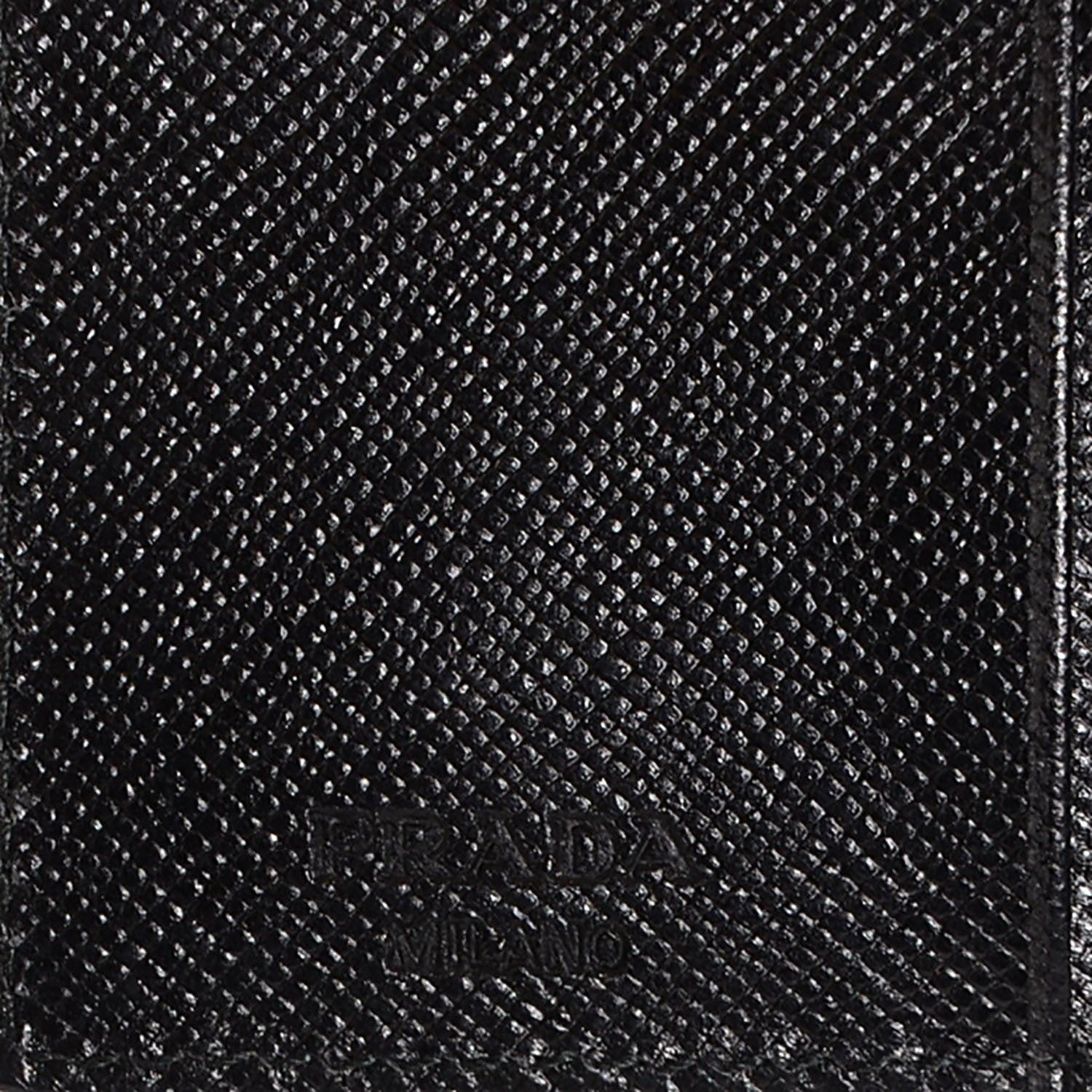 Prada Tessuto Nylon 6 Key Holder Nero Black 7 of 7