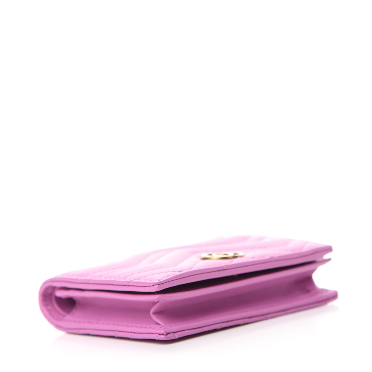 Gucci Calfskin Matelasse GG Marmont Card Case Candy Mousse 4 of 9