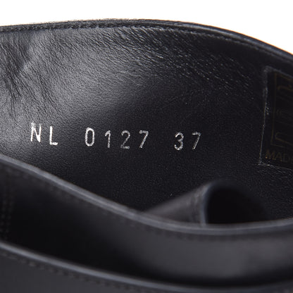 Louis Vuitton Calfskin Wonderland Ranger Boots 37 Black 11 of 11
