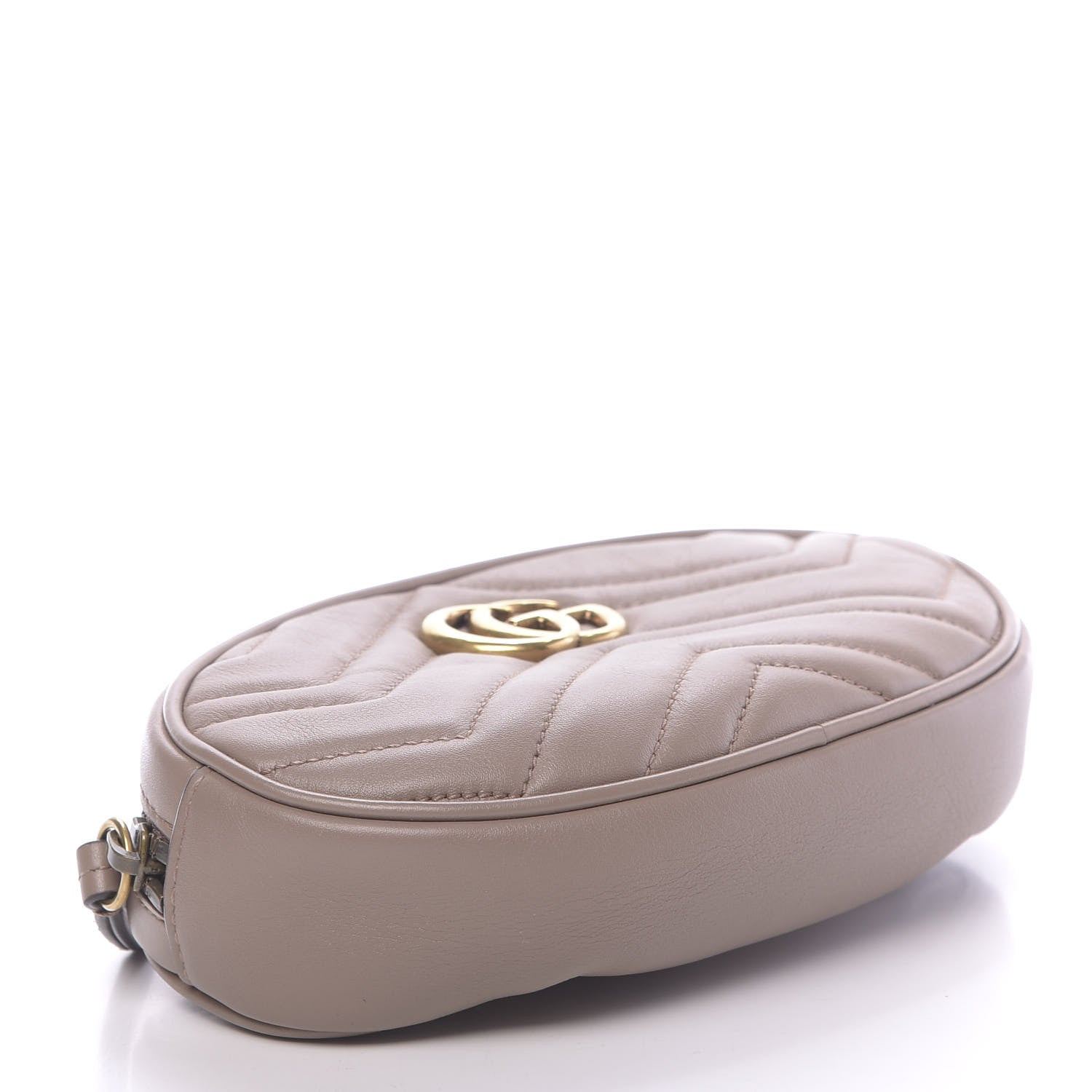 Gucci Calfskin Matelasse GG Marmont Belt Bag 95 38 Porcelain Rose 4 of 14