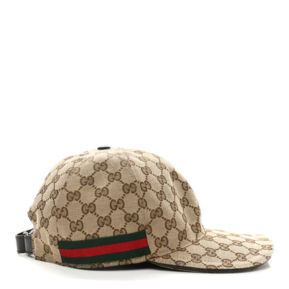 Gucci Monogram Web Baseball Hat L Beige Cocoa 5 of 9