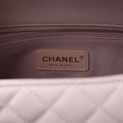 Chanel Caviar Quilted Small Coco Handle Flap Lilas Lilac 8 of 11