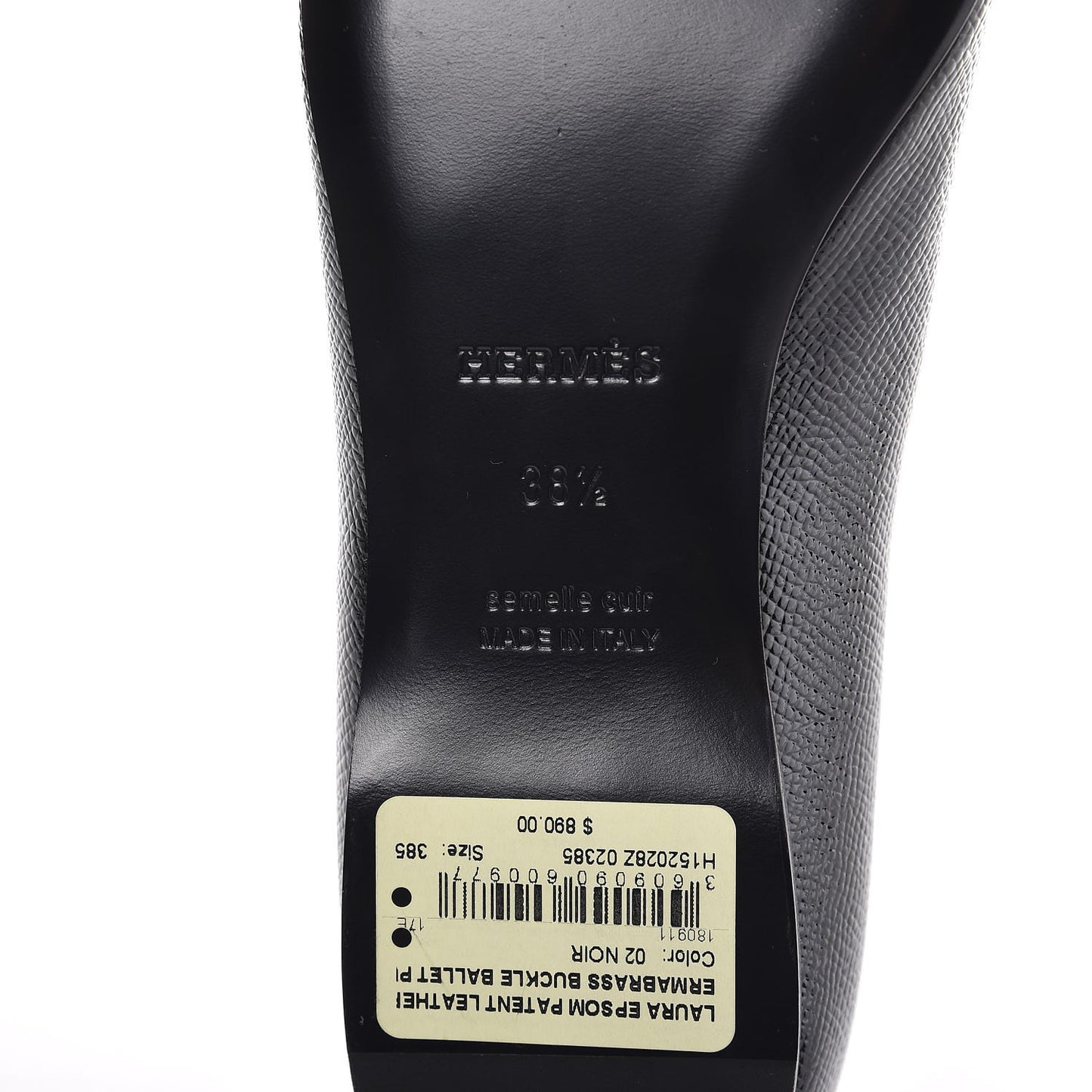 Patent Epsom Laura Ballerina Flats 38.5 Black