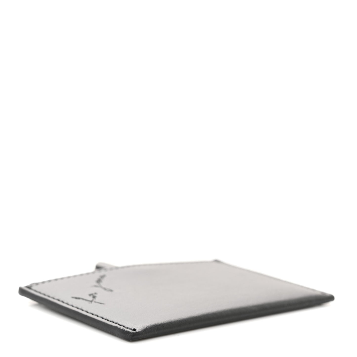 Smooth Calfskin For You Mirror Card Case Black