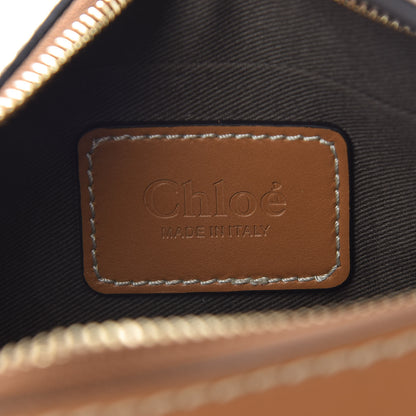 Chloe Shiny Calfskin Small Marcie Saddle Shoulder Bag Autumnal Brown 7 of 11