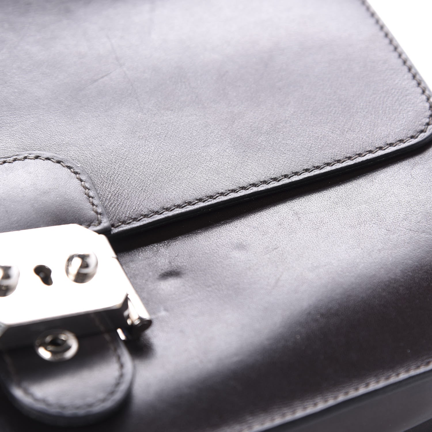 Hermes Box Jet Pochette Clutch Chocolate 8 of 10