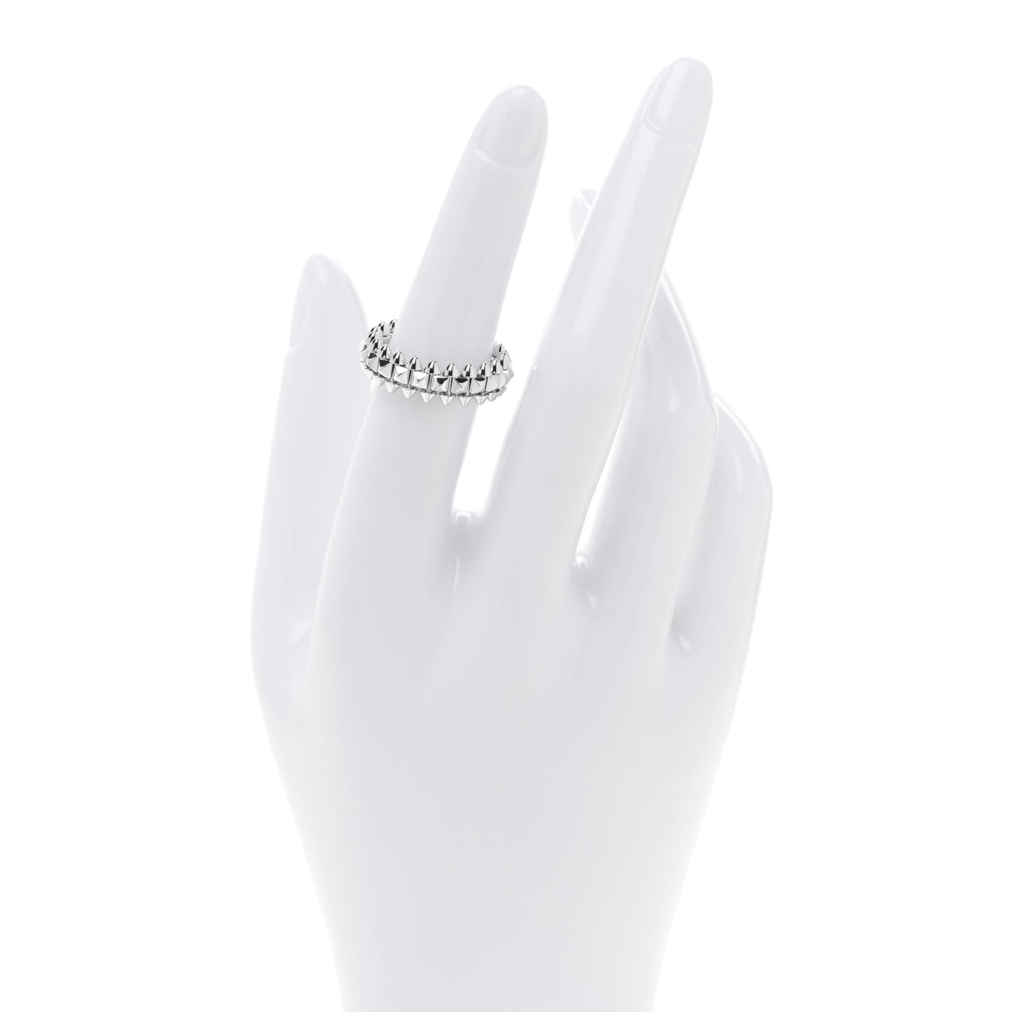 18K White Gold SM Clash De Cartier Ring 51 5.75