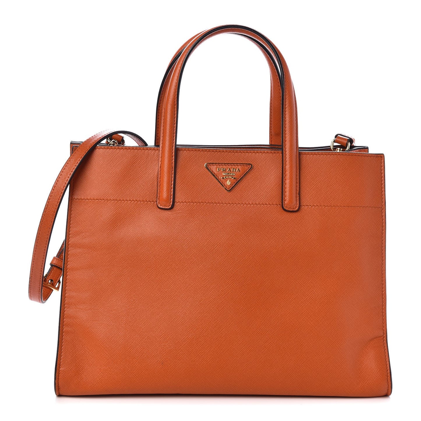 Saffiano Soft Tote Papaya