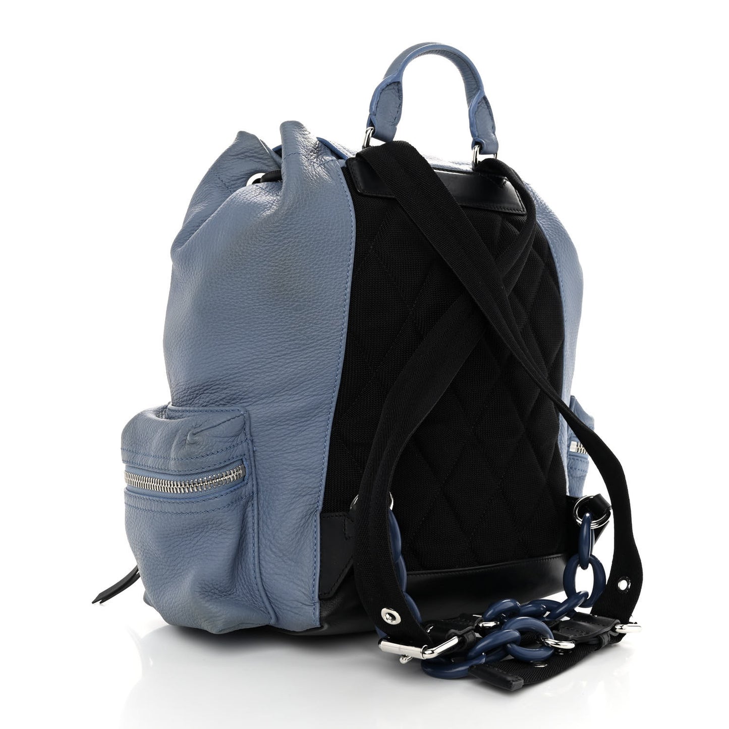 Deerskin Large Rucksack Backpack Slate Blue