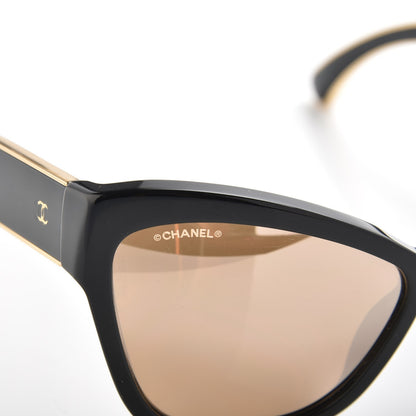 Chanel Acetate CC Cat Eye Sunglasses 5271 Black 6 of 7