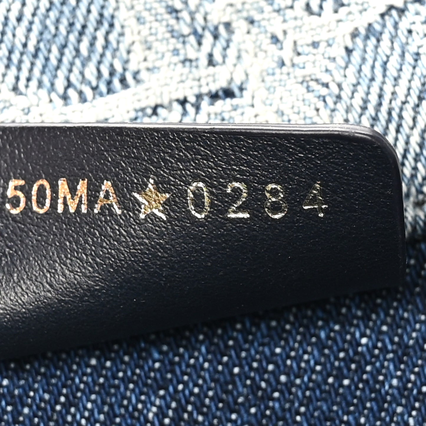 Oblique Denim Medium Book Tote Blue