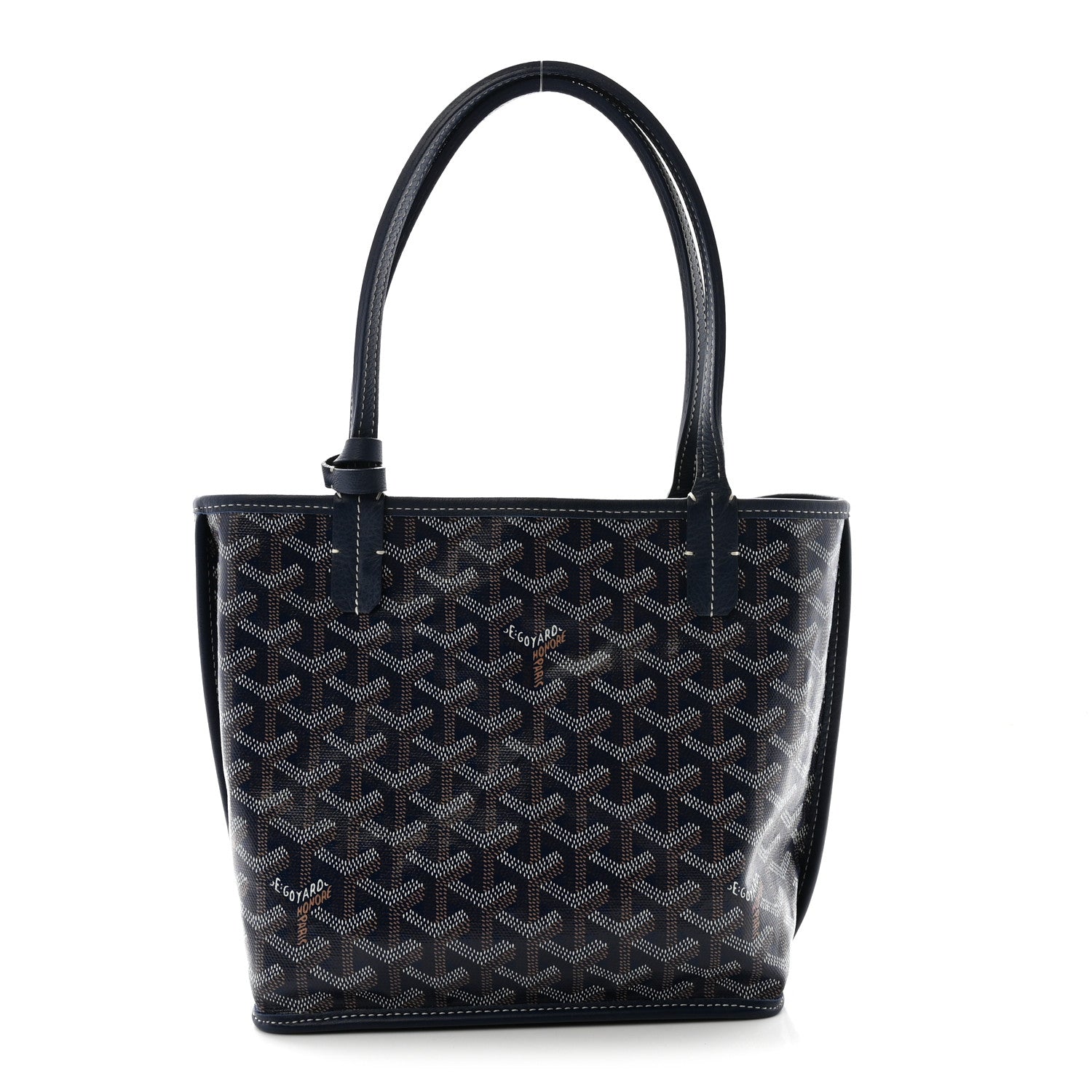 Goyard Goyardine Reversible Mini Anjou Navy 1 of 10