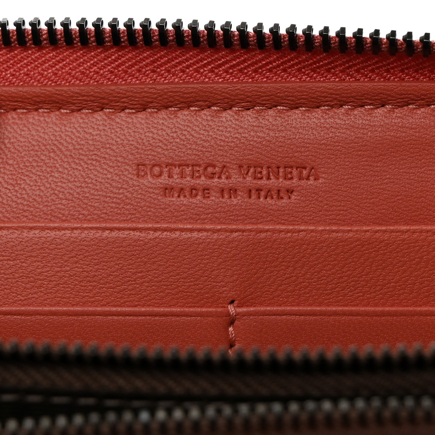 Bottega Veneta Nappa Intrecciato Zip Around Wallet Pompei 6 of 8