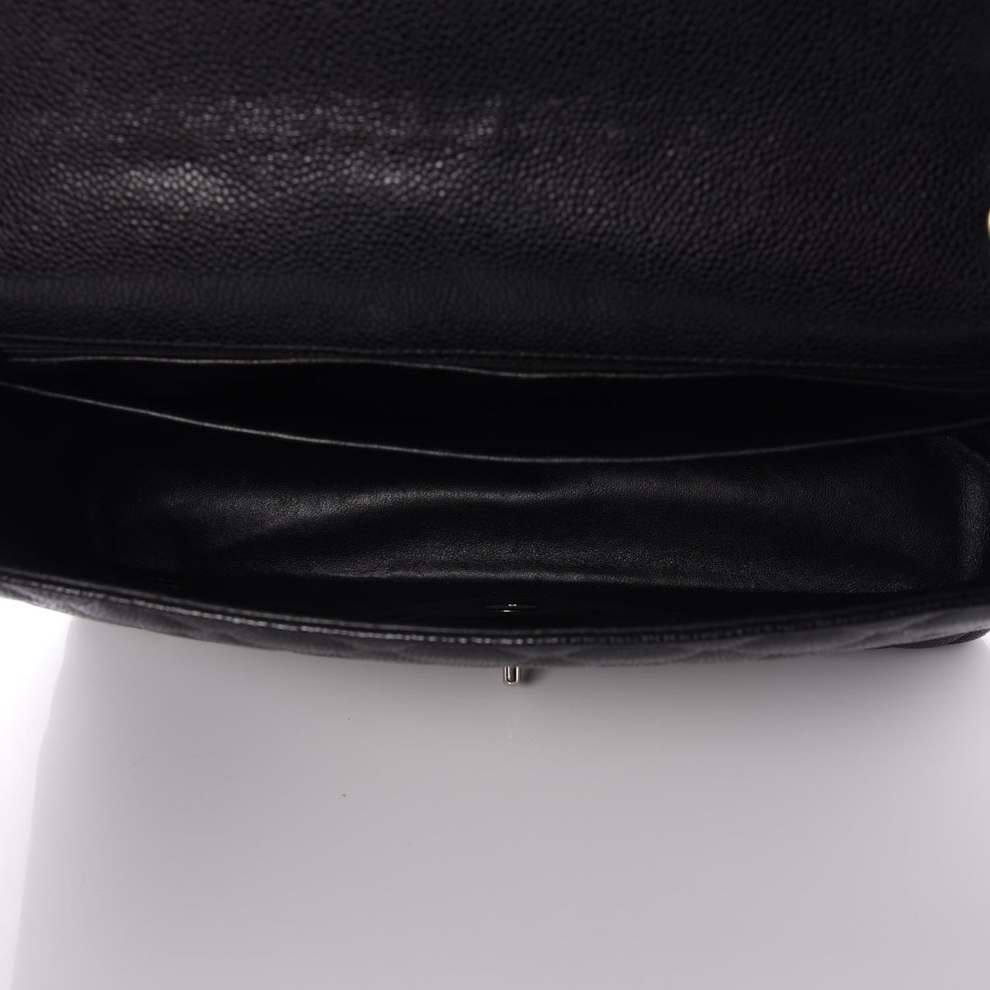 Caviar Quilted Maxi Single Flap Black
