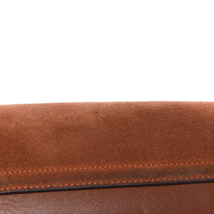 Chloe Suede Calfskin Small Faye Shoulder Bag Tobacco 13 of 15