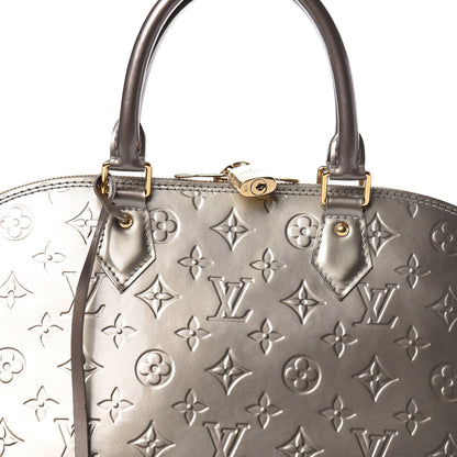 Louis Vuitton Vernis Alma GM Gris Art Deco 12 of 12
