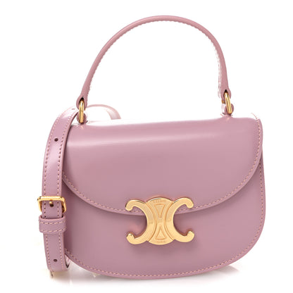 Celine Shiny Calfskin Triomphe Mini Besace Clea Petal 1 of 11