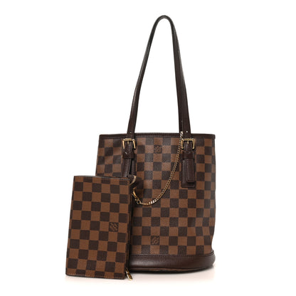 Louis Vuitton Damier Ebene Marais Bucket 23 3 of 11