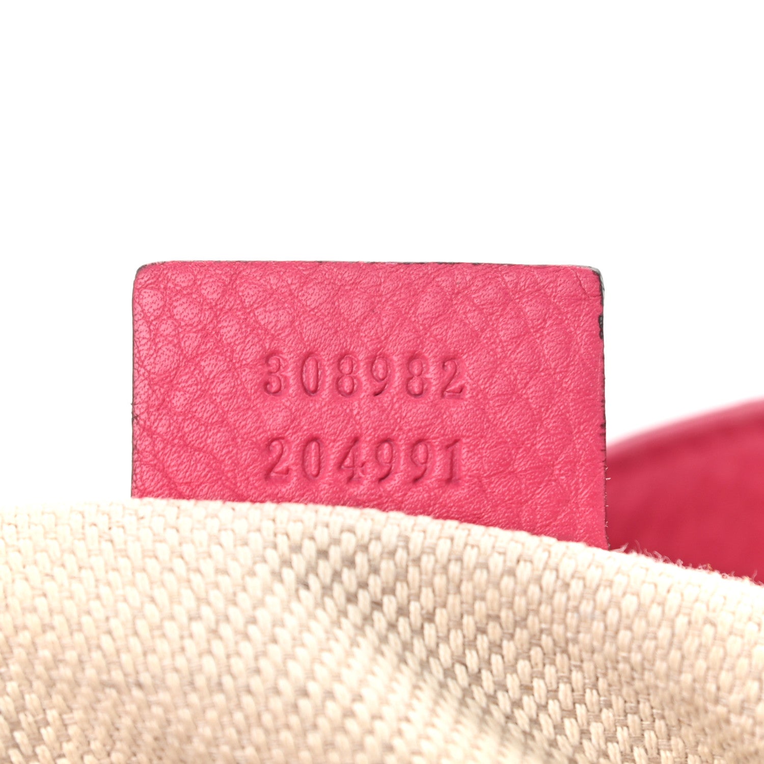 Gucci Pebbled Calfskin Medium Soho Chain Shoulder Bag Pink 6 of 17