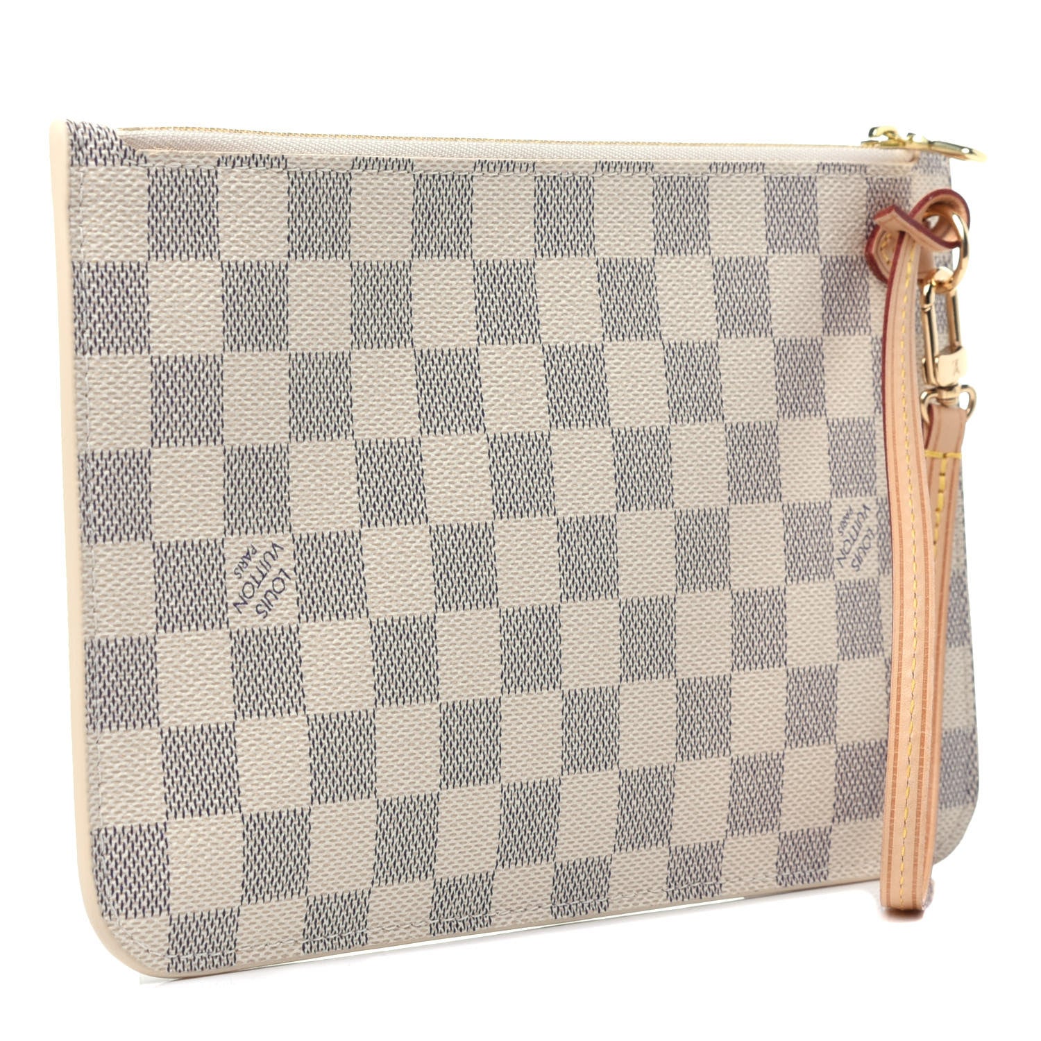 Louis Vuitton Damier Azur Neverfull MM GM Pochette 3 of 10