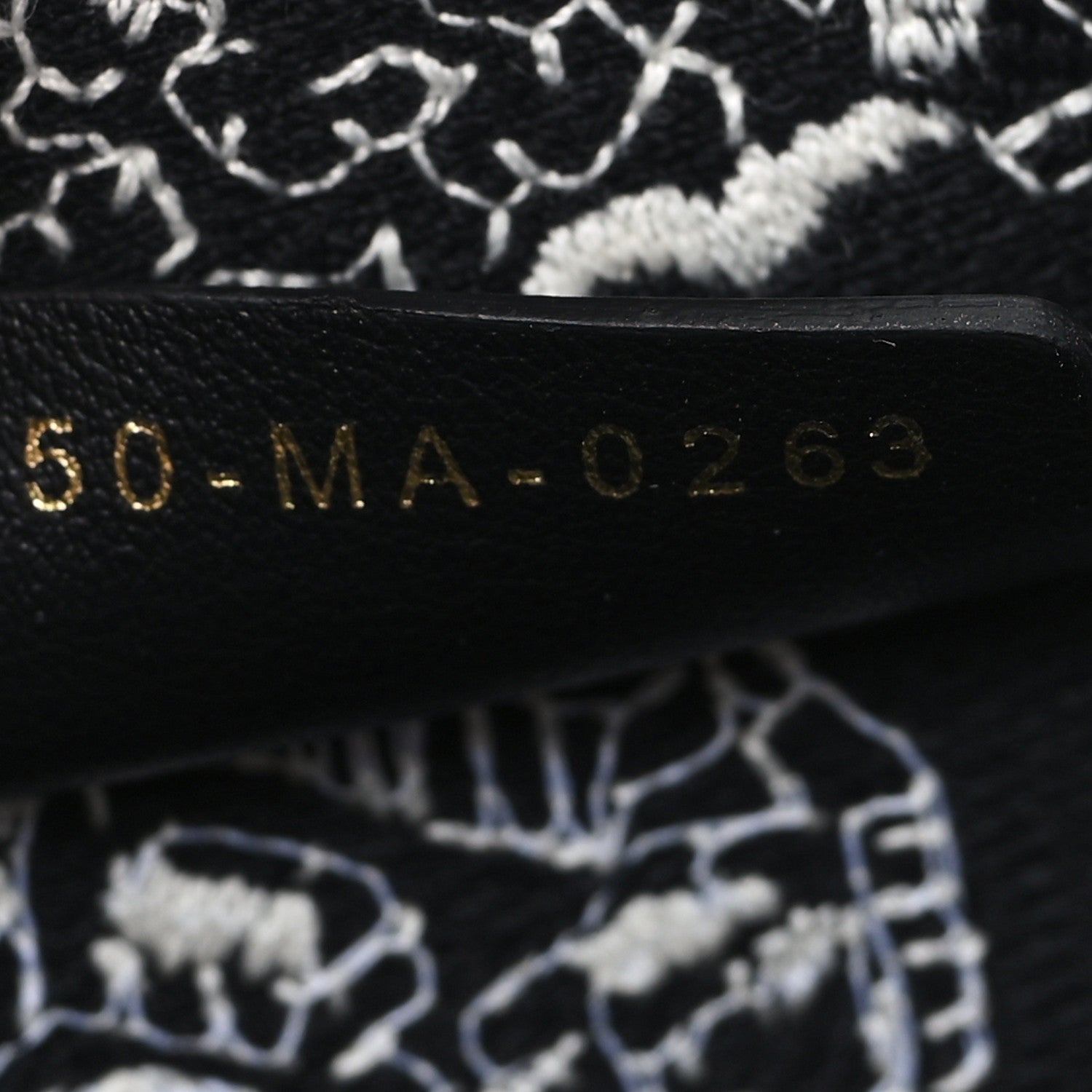 Christian Dior Canvas Embroidered Medium Plan De Paris Book Tote Black White 7 of 10