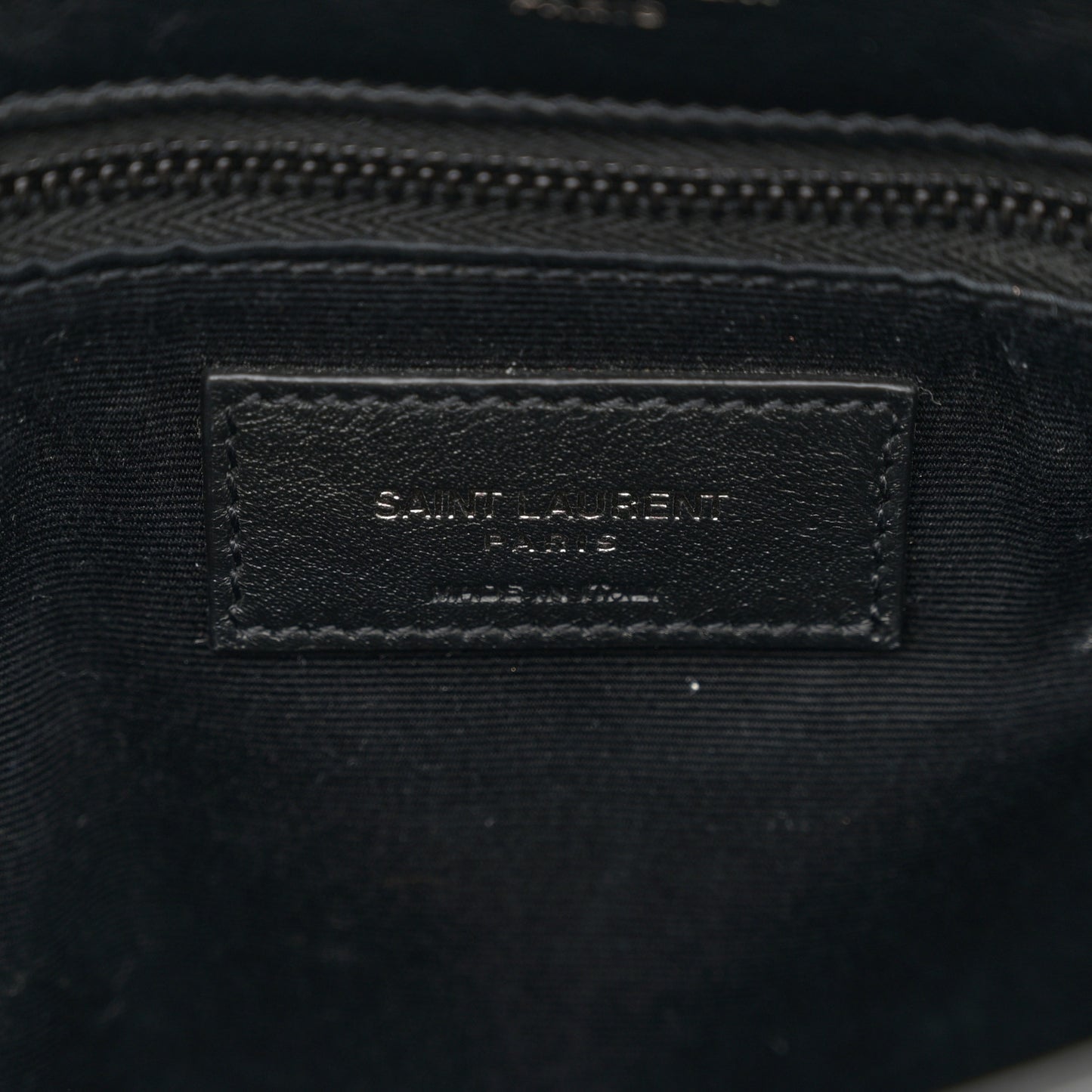 Crinkled Calfskin Matelasse Monogram Large Niki Chain Satchel Black