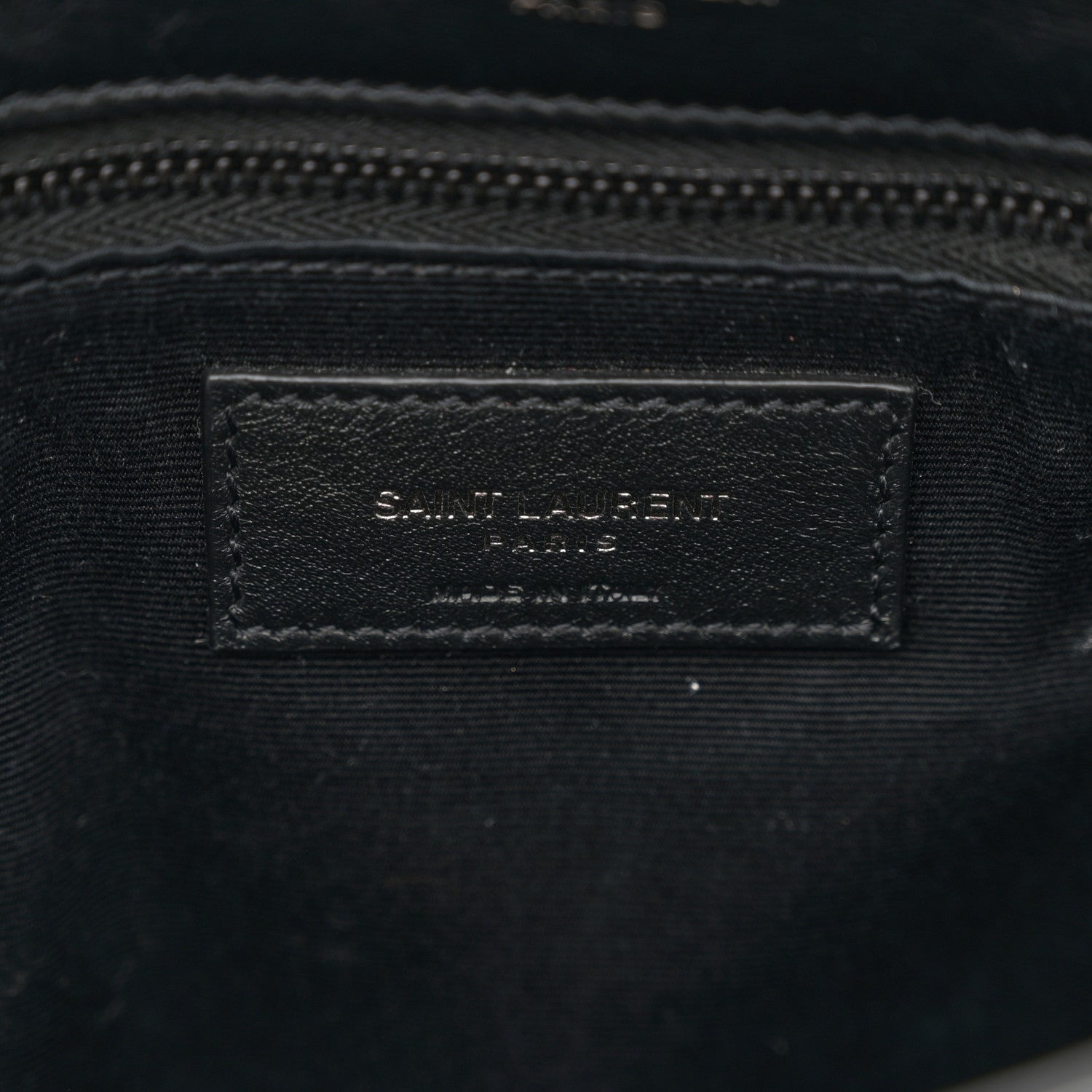 Saint Laurent Crinkled Calfskin Matelasse Monogram Large Niki Chain Satchel Black 6 of 10