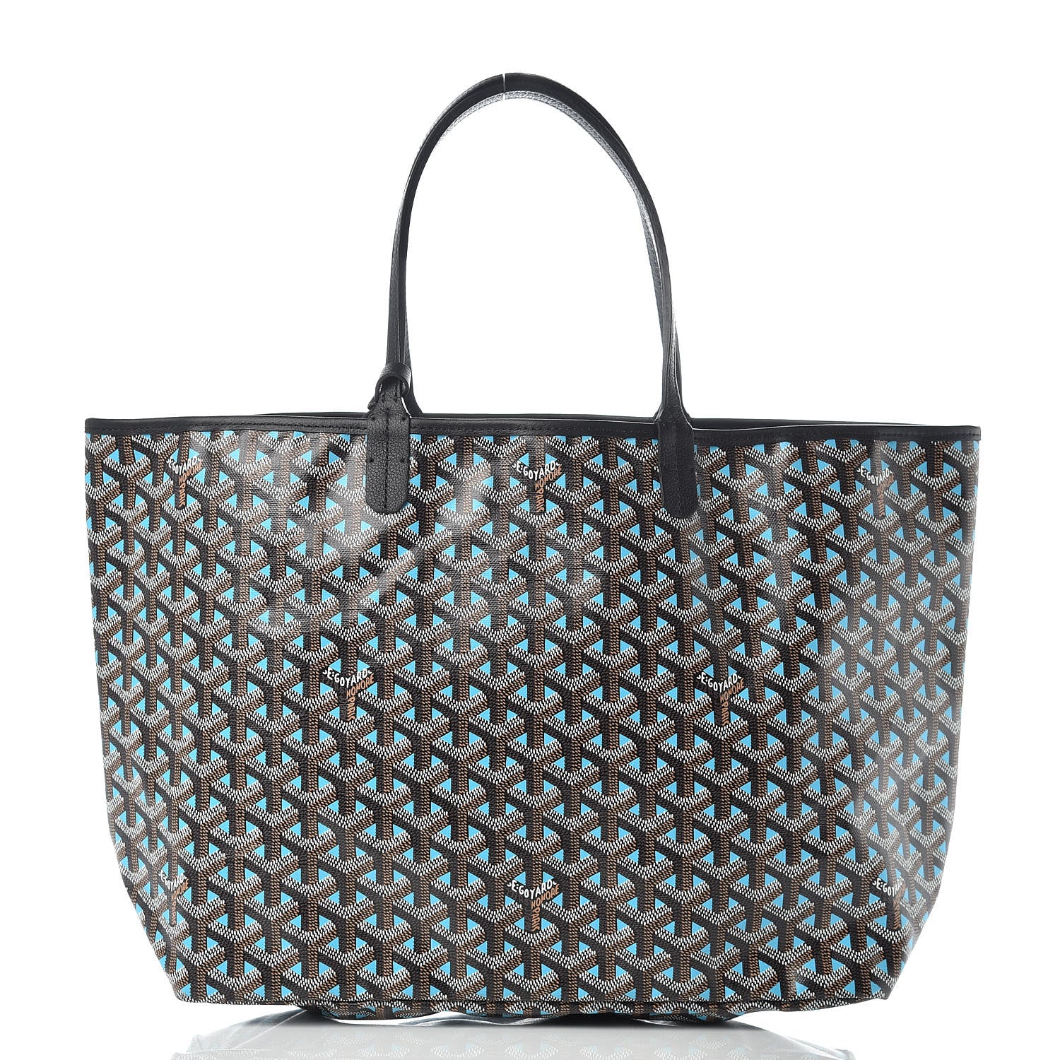 Goyard Goyardine Saint Louis Claire Voie PM Black Blue 3 of 11