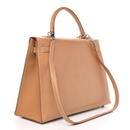 Hermes Vache Natural Kelly Sellier 35 3 of 17