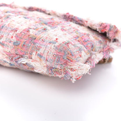 Chanel Tweed Fringe Chain Clutch Multicolor 9 of 9