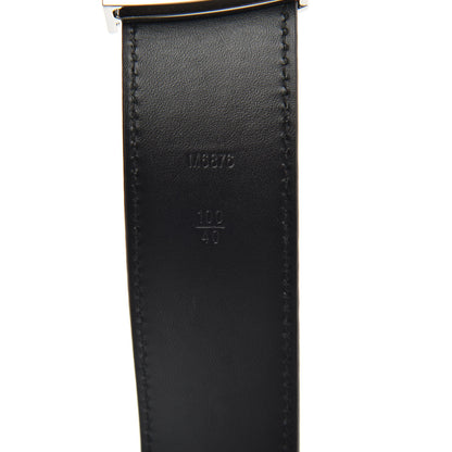 Louis Vuitton Suede Calfskin Mini Damier 40mm LV Initiales Belt 100 40 Moka 5 of 6