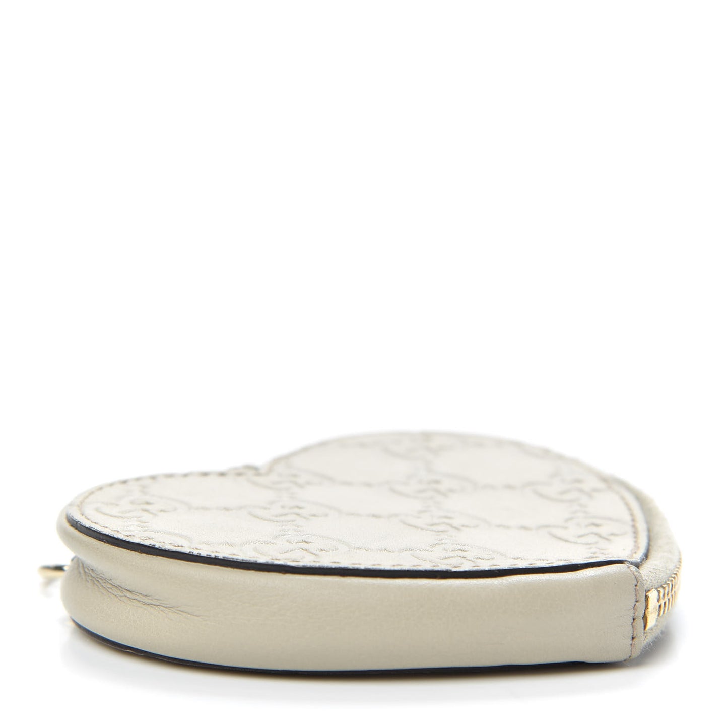 Guccissima Heart Coin Purse White