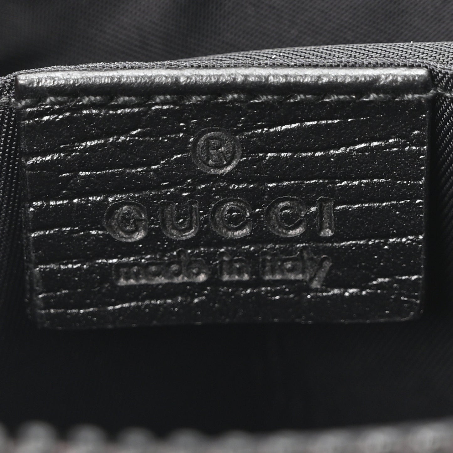 GG Plus Monogram Waist Belt Bag Black
