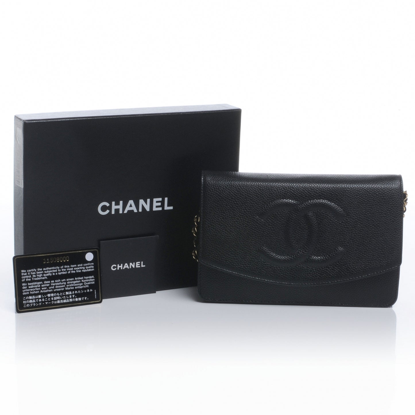Caviar Wallet on Chain WOC Black