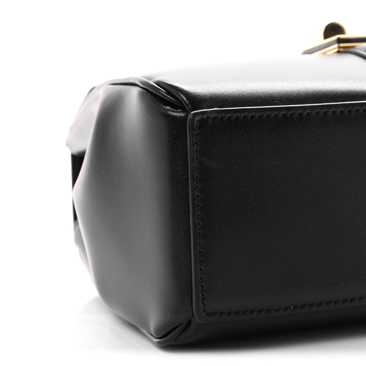Celine Satinated Calfskin Mini 16 Top Handle Bag Black 11 of 13
