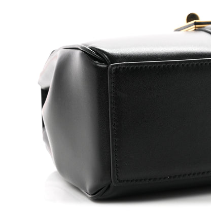 Celine Satinated Calfskin Mini 16 Top Handle Bag Black 11 of 13