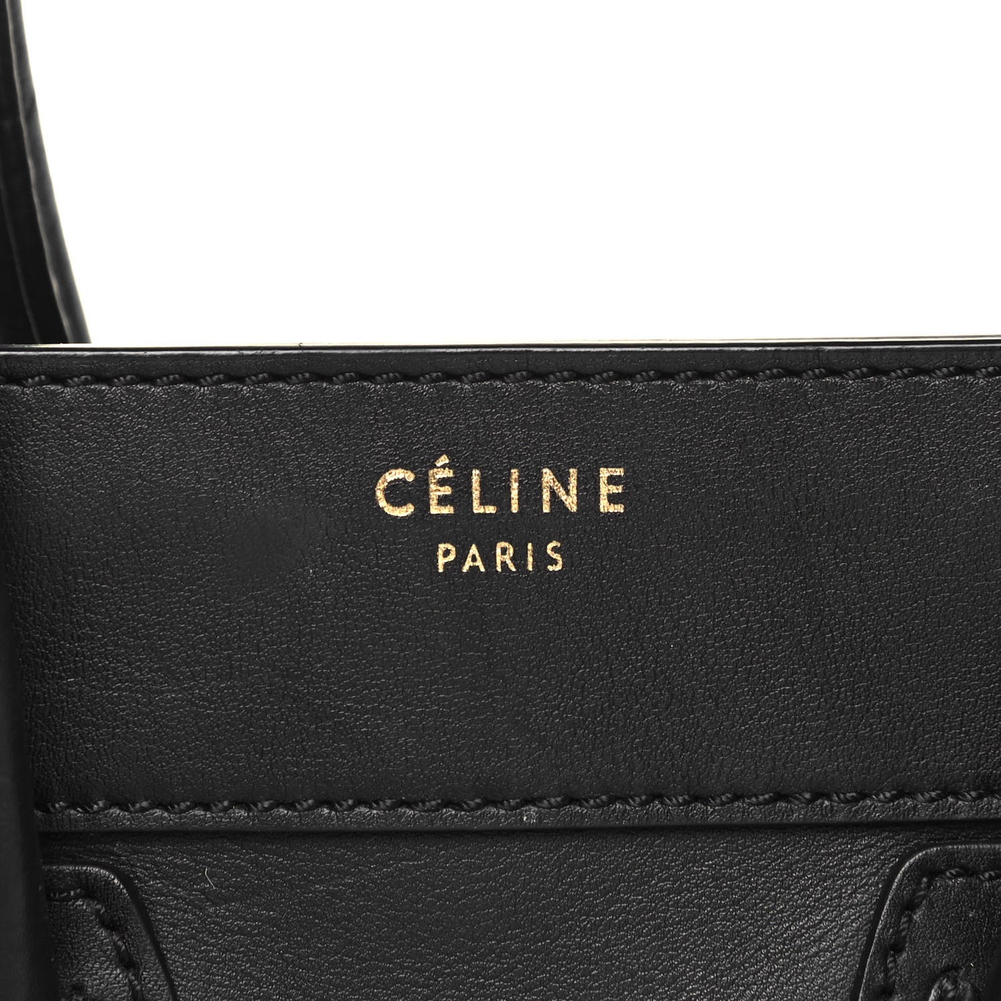 Smooth Calfskin Micro Luggage Black