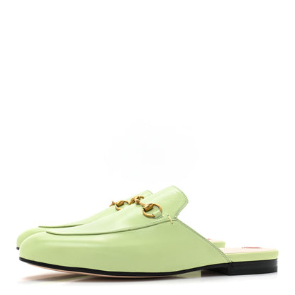 Gucci Malaga Kid Womens Princetown Slippers 40 Pistachio Green 4 of 10