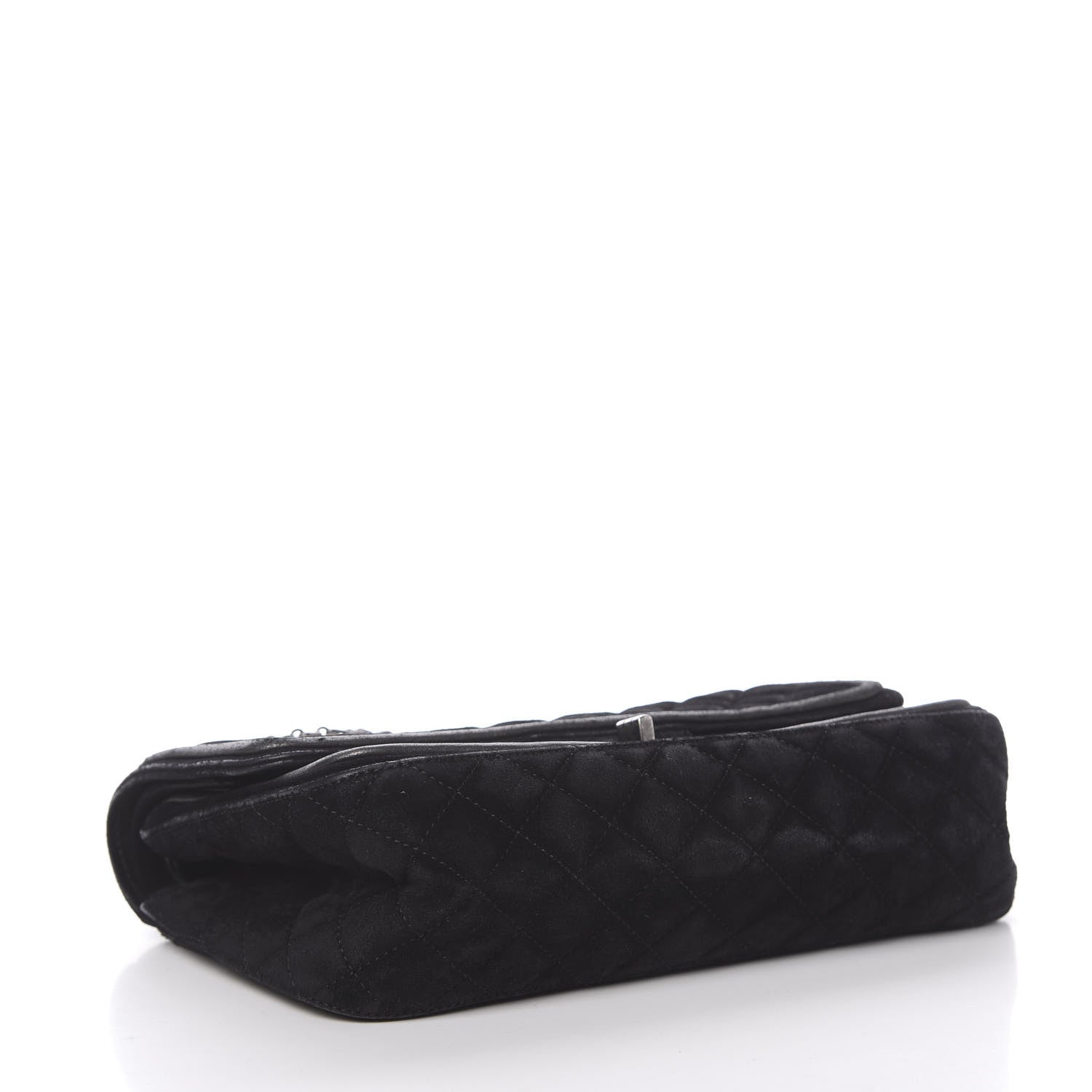 Chanel Suede Quilted 2.55 Reissue 225 Flap Black 5 of 13