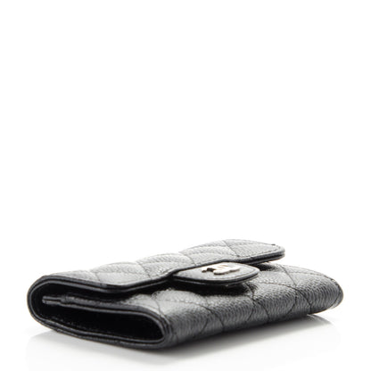 Chanel Caviar Quilted Flap Card Holder Black 4 of 8