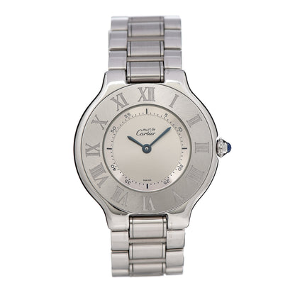Cartier Stainless Steel 31mm Must De 21 Quartz Watch 1 of 8