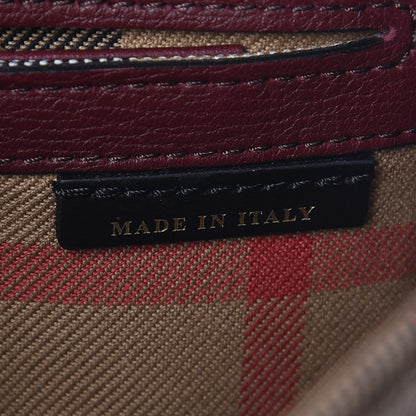 Burberry Grainy Calfskin Broguing Tassel Small Macken Crossbody Bag Mahogany Red 7 of 7