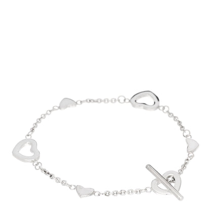 Tiffany Sterling Silver Heart Toggle Bracelet 2 of 4
